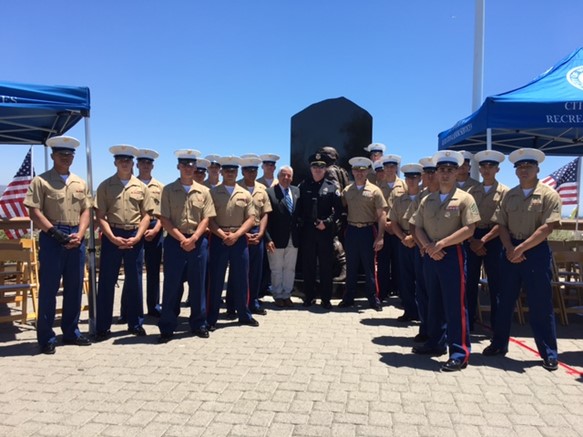 Dress uniforms at the Field of Honor